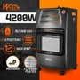 Warm Tech WTCC4200-25 Chauffage au gaz 4200 W avec roues