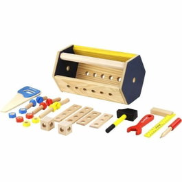 Jeujura Caisse à outils en bois transportable