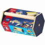 Jeujura Caisse à outils en bois transportable