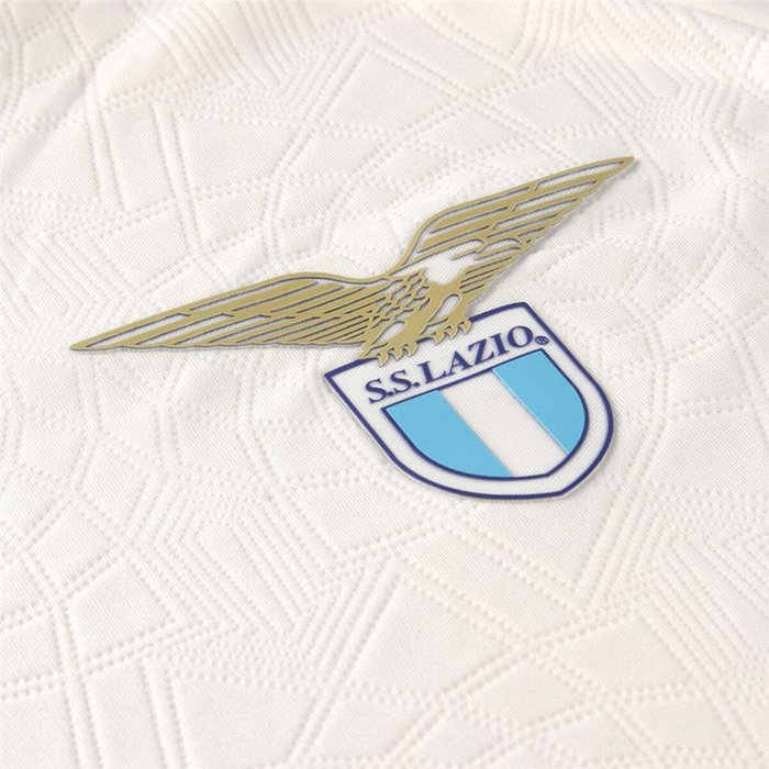 Maillot de Football à Manches Courtes pour Homme Mizuno Lazio Away Blanc