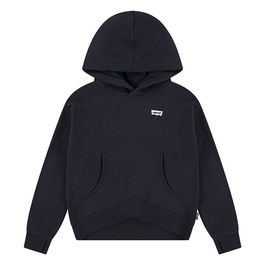 Sweat-shirt à capuche fille Levi's Batwing Patch Hoodie Noir XL
