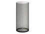 Giftdecor Jarron Aparenza Cylindrique en Acrylique Noir 15x35 cm (Set de 12)
