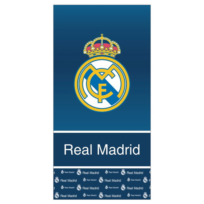 REAL MADRID - Serviette microfibre 70x140 cm - 100% polyester - Équipe de football REAL MADRID - Serviette microfibre 70x140 cm - 100% polyester - Équipe de football