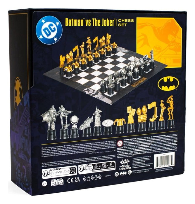 Noble Collection DC Comics Jeu d'échecs Batman vs. The Joker 47 cm