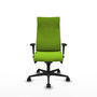 Piqueras Y Crespo Fauteuil Albacete, Similicuir Pistacho, Mécanisme Synchrone, Accoudoirs 1D