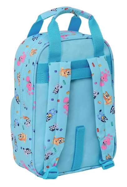 Safta Mochila infantil con asas adapt. a carro bluey 20x28x8 cm - Sac à dos enfant adapté au chariot Bluey, 20 x 28 x 8 cm Safta Mochila infantil con asas adapt. a carro bluey 20x28x8 cm - Sac à dos enfant adapté au chariot Bluey, 20 x 28 x 8 cm