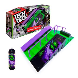 Spin Master Tech Deck Playset Nyjah X-Connect – Skatepark miniature avec rampes, fingerboard Disorder, dès 6 ans (6068104)