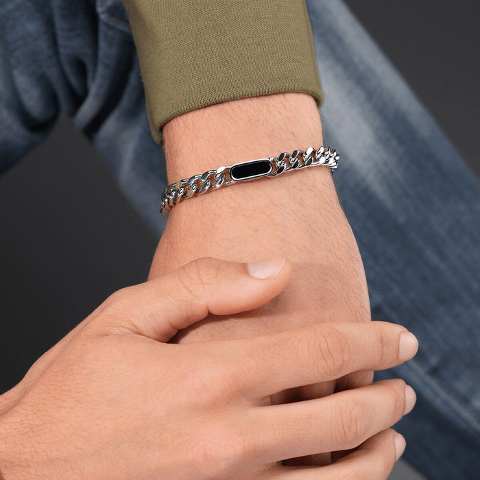 Bracelet Homme Police PEAGB0079901 Argenté