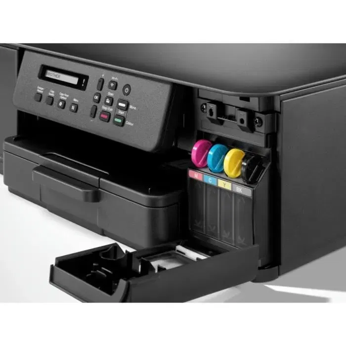 Brother DCP-T580DW - Imprimante multifonction 3-en-1 jet d'encre A4 avec Wi-Fi, Wi-Fi direct, recto-verso automatique et réservoir d'encre haute capacité