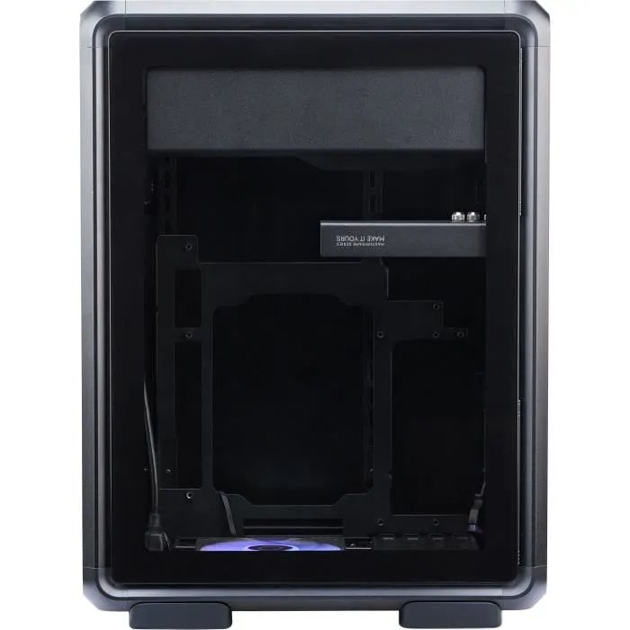 Cooler Master MasterFrame 400 Mesh Boitier PC Gaming Micro-ATX Mini-ITX, Aluminium, USB-C, ARGB, Verre Trempé
