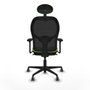 Piqueras y Crespo Chaise de Bureau avec Appui-tête 3D036G1 Pistache
