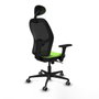 Piqueras y Crespo Chaise de Bureau avec Appui-tête 3D036G1 Pistache
