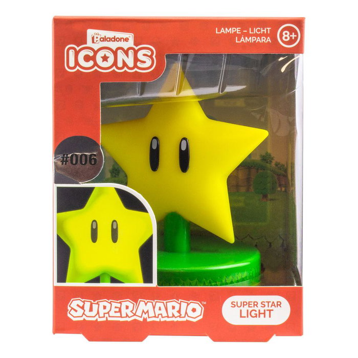 Paladone Products Super Mario veilleuse Icon Super Star (V2) Paladone Products Super Mario veilleuse Icon Super Star (V2)