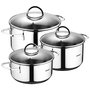 Batterie de Cuisine Bergner Classic Argenté 6 Pièces