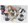 Batterie de Cuisine Bergner Classic Argenté 6 Pièces