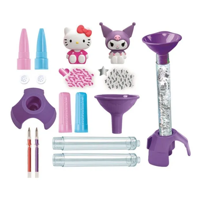 Clementoni Crée tes Stylos - Mini atelier des Stylos - Coffret Hello Kitty & Kuromi