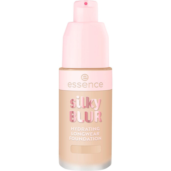Essence Fond de Teint Longue Tenue SILKY BLUR Base de Maquillage N°170 - 30 ml, Texture Fluide et Légère, Couvrance Modulable, Extrait de Poire
