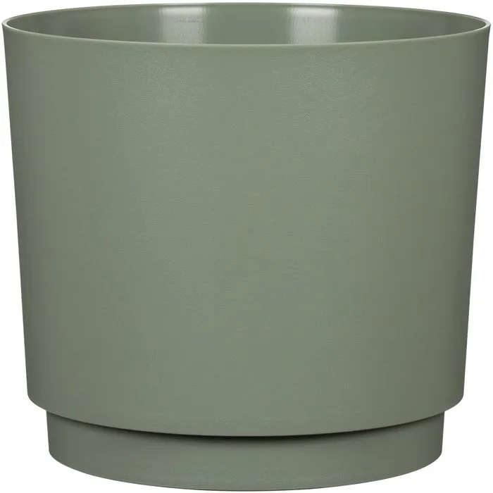 Deroma Pot de Fleurs Rond 236, 13 L, 29 cm de Diamètre, Vert - Design Élégant et Contemporain pour Intérieur et Extérieur Deroma Pot de Fleurs Rond 236, 13 L, 29 cm de Diamètre, Vert - Design Élégant et Contemporain pour Intérieur et Extérieur