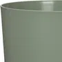 Deroma Pot de Fleurs Rond 236, 13 L, 29 cm de Diamètre, Vert - Design Élégant et Contemporain pour Intérieur et Extérieur