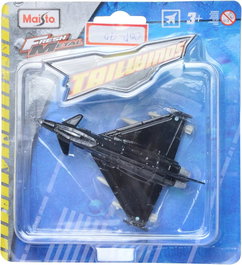 Maisto Fresh Metal Tailwinds Avion militaire Noir 1:87