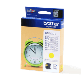 Brother LC-125XLY Cartouche d'encre jaune - Toner compatible pour imprimante