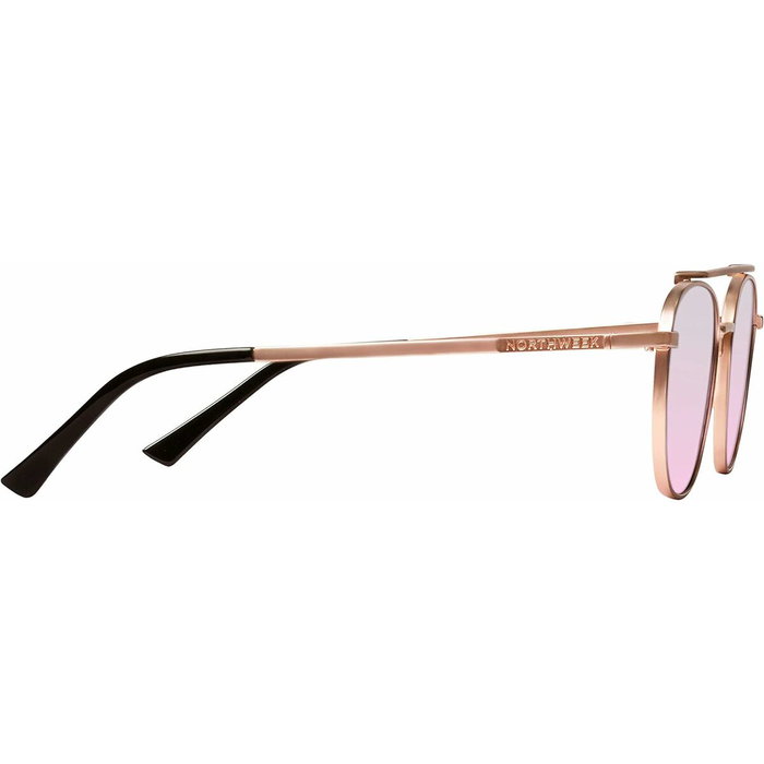 Northweek Falcon Lunettes de soleil Or rose avec verres roses polarisés Northweek Falcon Lunettes de soleil Or rose avec verres roses polarisés
