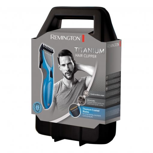 REMINGTON Tondeuse rechargeable Titanium avec lames en titane