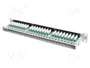 LANBERG Panneau de brassage Cat 5e 48 ports RJ45 blanc 1U