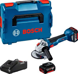 Bosch GWS18V-11 Mini-meuleuse sans fil 125 mm avec 2x5Ah et L-BOXX