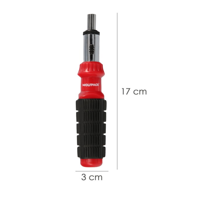 WOLFPACK LINEA PROFESIONAL Jeu de tournevis à cliquet 29 pièces WOLFPACK LINEA PROFESIONAL Jeu de tournevis à cliquet 29 pièces