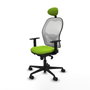 Piqueras y Crespo Chaise de Bureau avec Appui-tête 1D036N1 Pistache