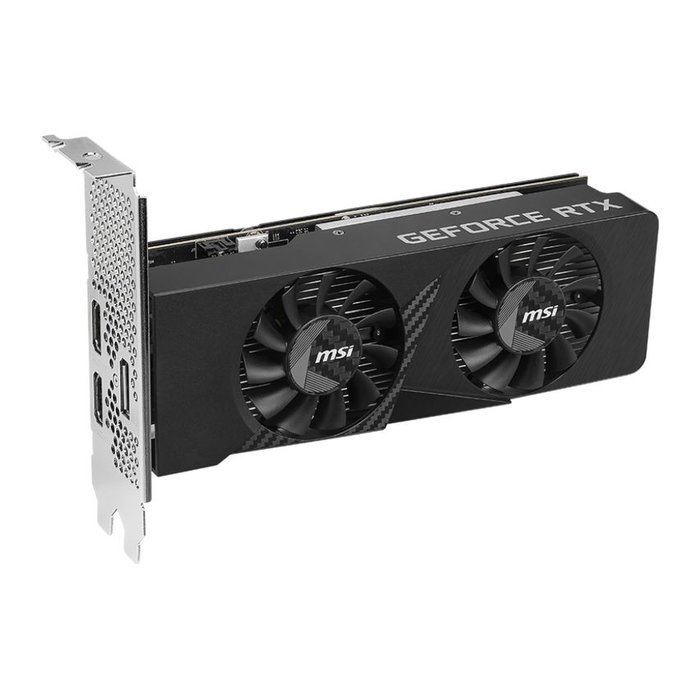 MSI GeForce RTX 3050 LP E 6G OC Carte Graphique NVIDIA Ampere Low Profile GDDR6 MSI GeForce RTX 3050 LP E 6G OC Carte Graphique NVIDIA Ampere Low Profile GDDR6