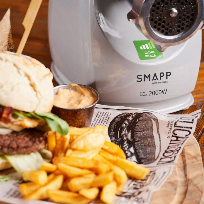 SMAPP Hachoir 489.8 GRAFIT Graphite Argenté 2000 W