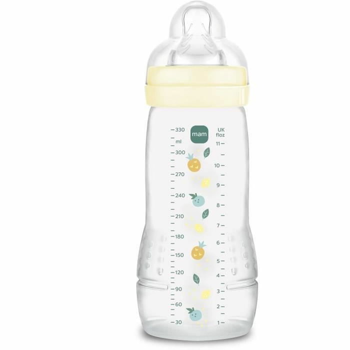 Mam Biberon Easy Active 330 ml Tétine Débit X Pearl Mam Biberon Easy Active 330 ml Tétine Débit X Pearl