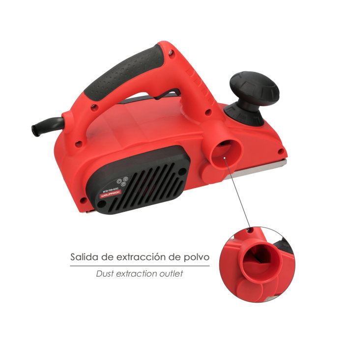 WOLFPACK LINEA PROFESIONAL Cepillo Eléctrico 710W 82mm