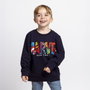 Cerdá Sweat-shirt Marvel en coton brossé - 10 ans - Bleu foncé