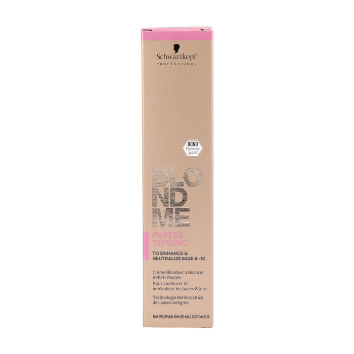 Schwarzkopf BM Pastel Toning Clear 60 mL - Matifiant pour cheveux blonds apportant des tons pastel, brillance et protection Schwarzkopf BM Pastel Toning Clear 60 mL - Matifiant pour cheveux blonds apportant des tons pastel, brillance et protection