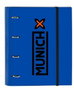 Safta Carp 4 Ani 35mm avec Recambio Munich "Submarine" 27x32x3,5cm - Jouet pour 3 ans en polyester 600D + PVC - Azul Electrico
