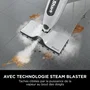 Shark S2001EU Balai vapeur SteamSpot Steam Blaster 3 modes Réservoir 500 ml Blanc/Cuivre