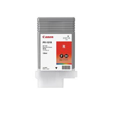 Canon 0889B001 Cartouche d'encre PFI-101R Rouge Original 130ml pour Imprimantes IPF5000/6000/5100/6100/6200 Canon 0889B001 Cartouche d'encre PFI-101R Rouge Original 130ml pour Imprimantes IPF5000/6000/5100/6100/6200