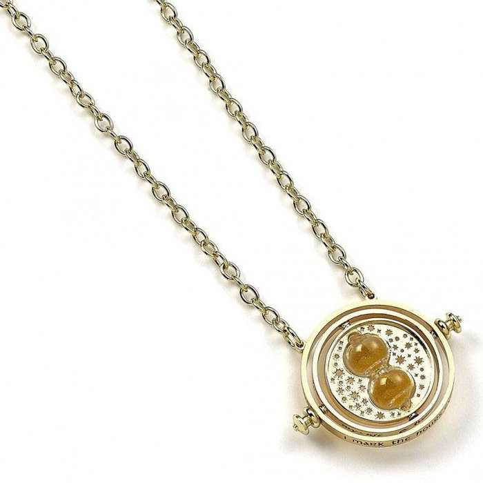 THE CARAT SHOP Collier Harry Potter Pendentif Giratiempos Rotatif Plaqué Or THE CARAT SHOP Collier Harry Potter Pendentif Giratiempos Rotatif Plaqué Or
