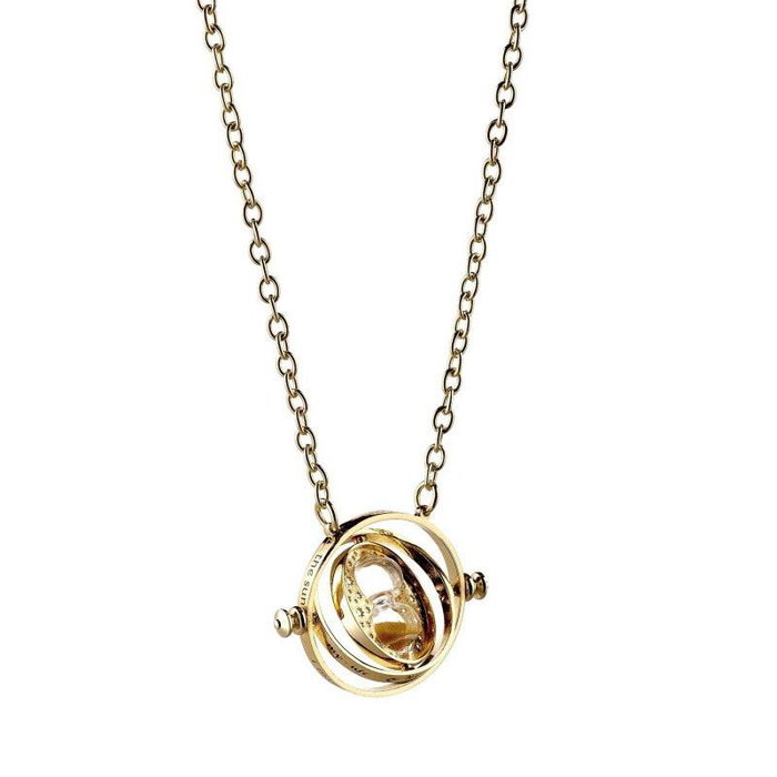 THE CARAT SHOP Collier Harry Potter Pendentif Giratiempos Rotatif Plaqué Or THE CARAT SHOP Collier Harry Potter Pendentif Giratiempos Rotatif Plaqué Or