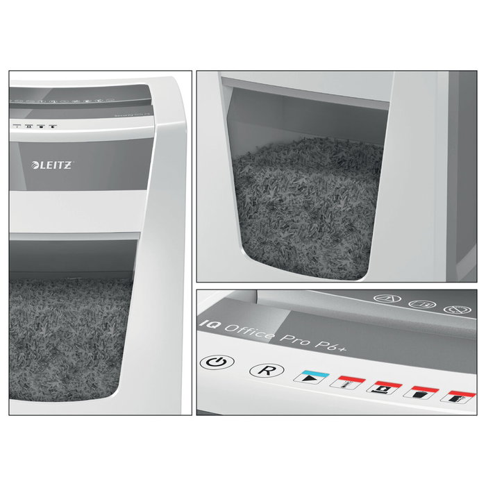 Déchiqueteuse de Papier Coupe Fine Leitz Office Pro P6+