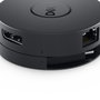 Dell DA300 - Adaptateur mobile universel USB-C avec ports HDMI, VGA, DisplayPort et RJ-45 Ethernet - Noir