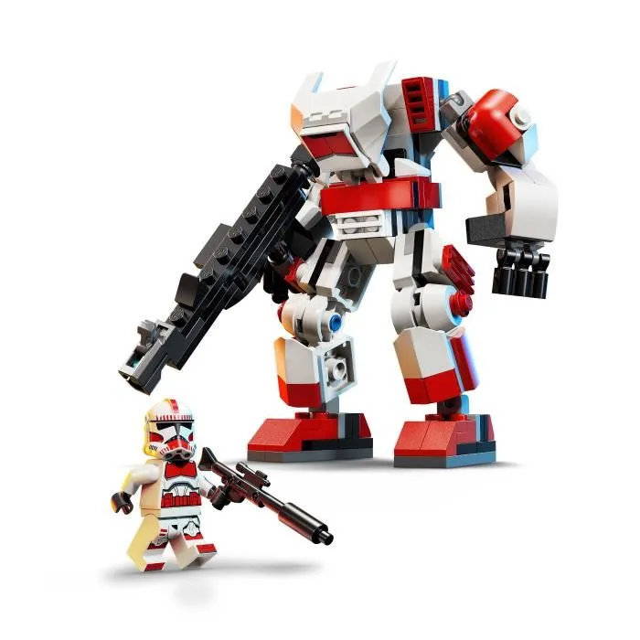 Lego 75448 Star Wars Robot Shock Trooper Clone - Jouet de Construction pour Enfants de 6 Ans et Plus, Figurine Articulée