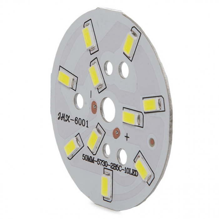 Module LED 5W 500Lm 6000K 10 LEDs Ø50mm Module LED 5W 500Lm 6000K 10 LEDs Ø50mm