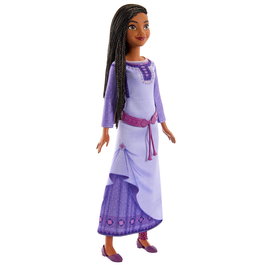 Mattel Disney Wish - Poupée Asha HPX23 - Personnage du film d'animation Wish - Tenue et chaussures interchangeables