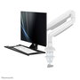 Neomounts KEYB-V200BLACK - Support de bureau universel pour clavier et souris ergonomique, adaptable gaucher/droitier, VESA 75/100, 2kg max - Noir
