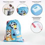 Cerdá Saquito scolaire Bluey - Sac d'école 27 x 33 x 1 cm - À partir de 3 ans - Bleu