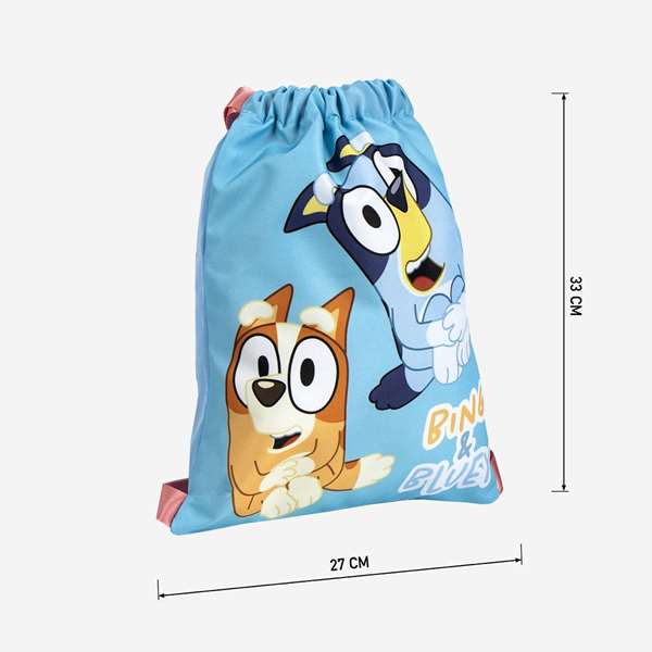 Cerdá Saquito scolaire Bluey - Sac d'école 27 x 33 x 1 cm - À partir de 3 ans - Bleu Cerdá Saquito scolaire Bluey - Sac d'école 27 x 33 x 1 cm - À partir de 3 ans - Bleu